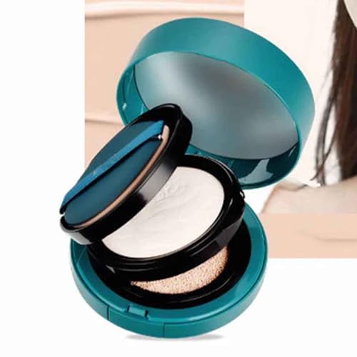 Swarous 2-in-1 Double Layer Powder Foundation & Cushion Foundation, Red Ginseng Revitalizing Double Foundation, Bb Cream Face Makeup Concealer, For Dry and Normal Skin (Ivory White) von Bupmnd