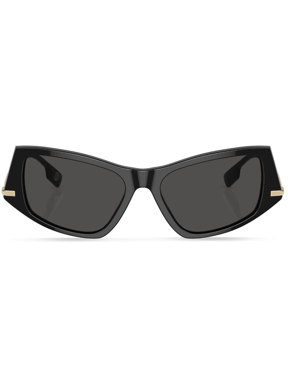 Burberry Eyewear Cat-Eye-Sonnenbrille mit Logo - Schwarz von Burberry Eyewear