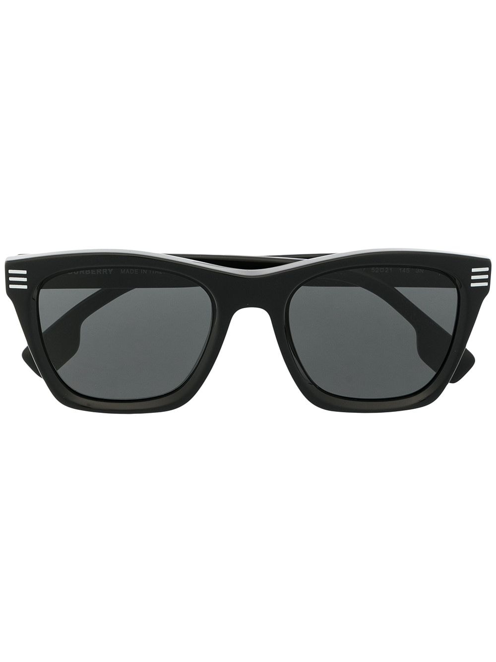 Burberry Eyewear Eckige Cooper Sonnenbrille - Schwarz von Burberry Eyewear