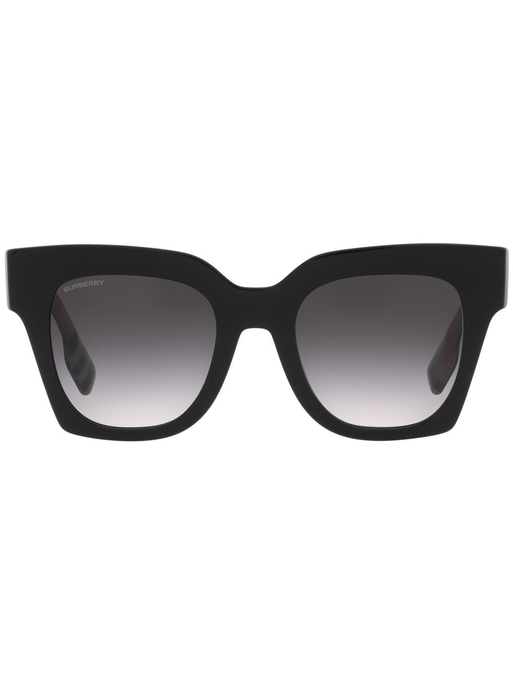 Burberry Eyewear Eckige Kitty Sonnenbrille - Schwarz von Burberry Eyewear