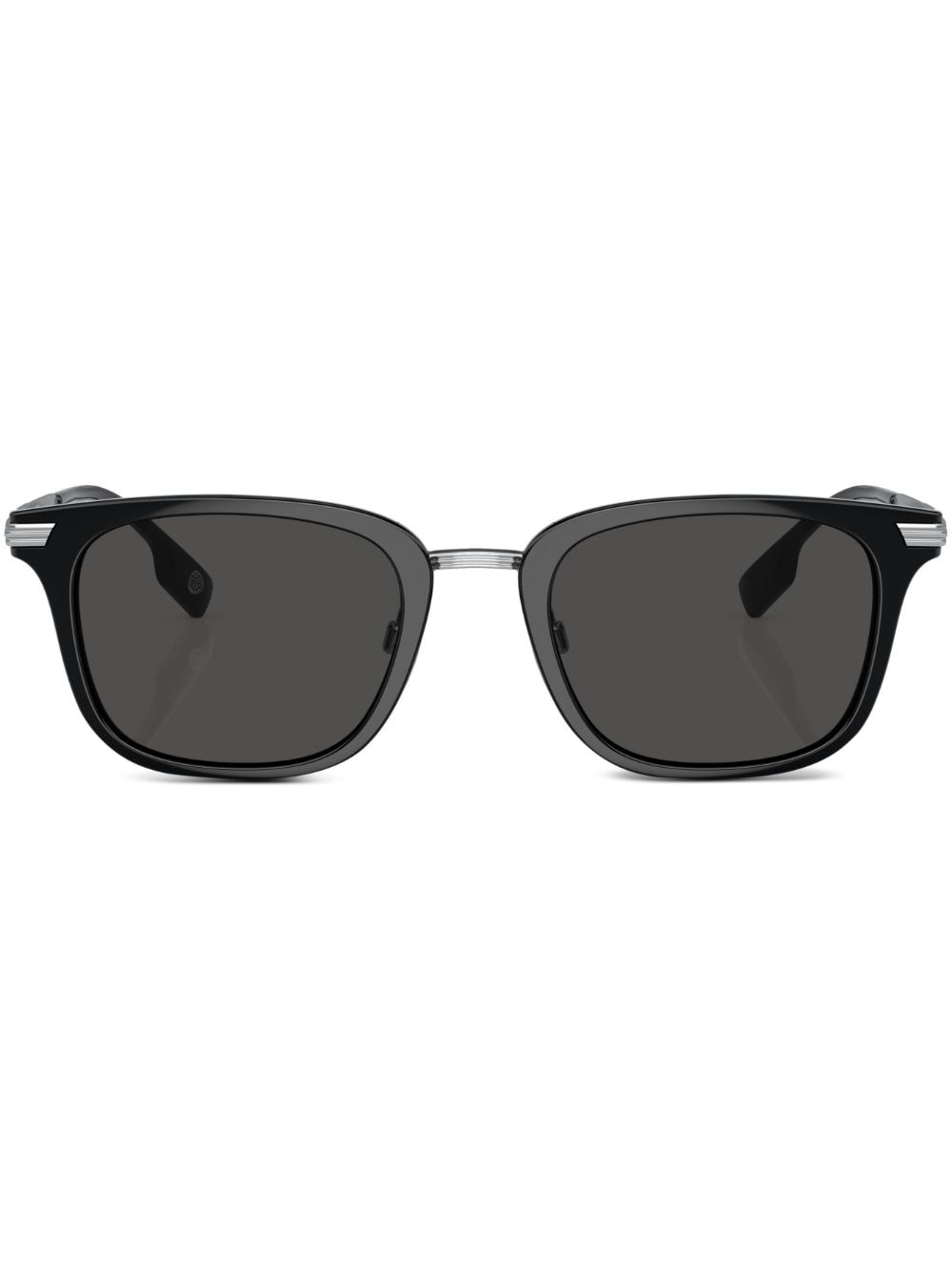 Burberry Eyewear Eckige Peter Sonnenbrille - Schwarz von Burberry Eyewear