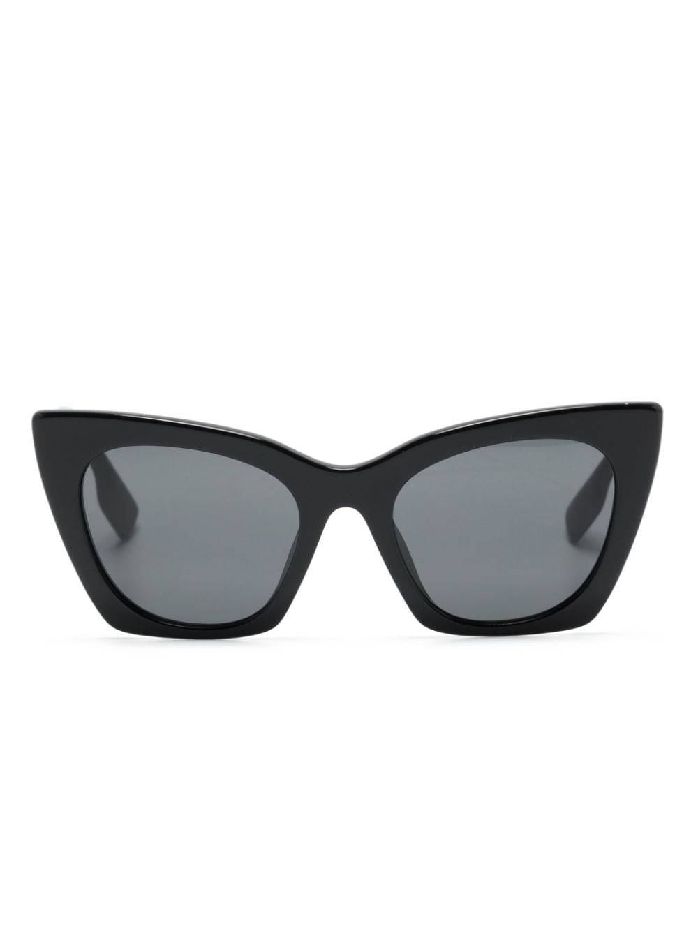 Burberry Eyewear Sonnenbrille mit Logo-Schild - Schwarz von Burberry Eyewear