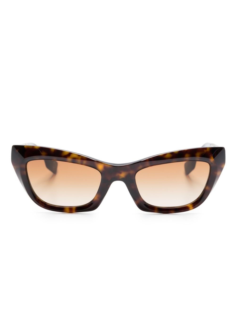 Burberry Eyewear Sonnenbrille mit Logo-Schild - Braun von Burberry Eyewear