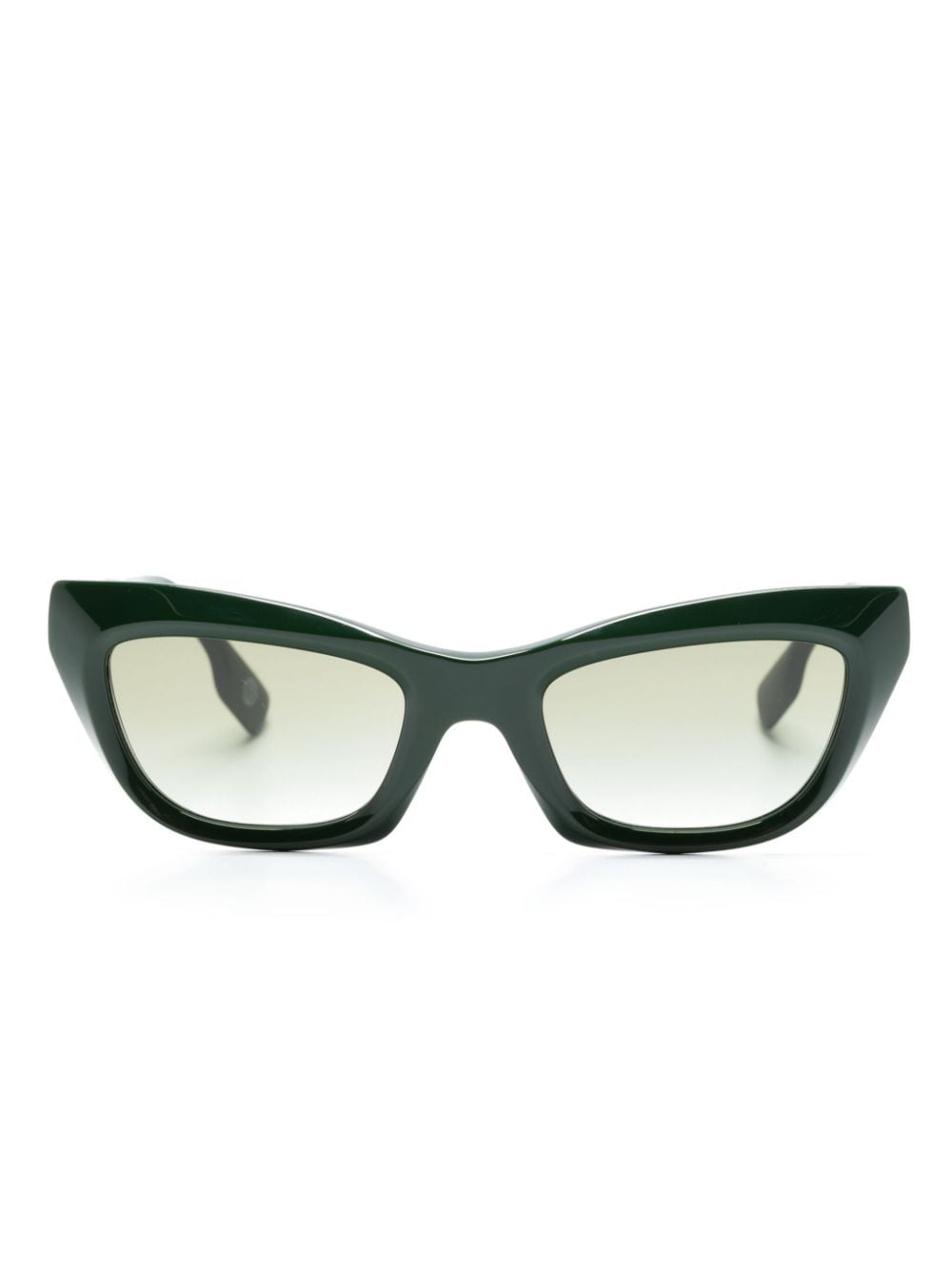 Burberry Eyewear Sonnenbrille mit Logo-Schild - Grün von Burberry Eyewear