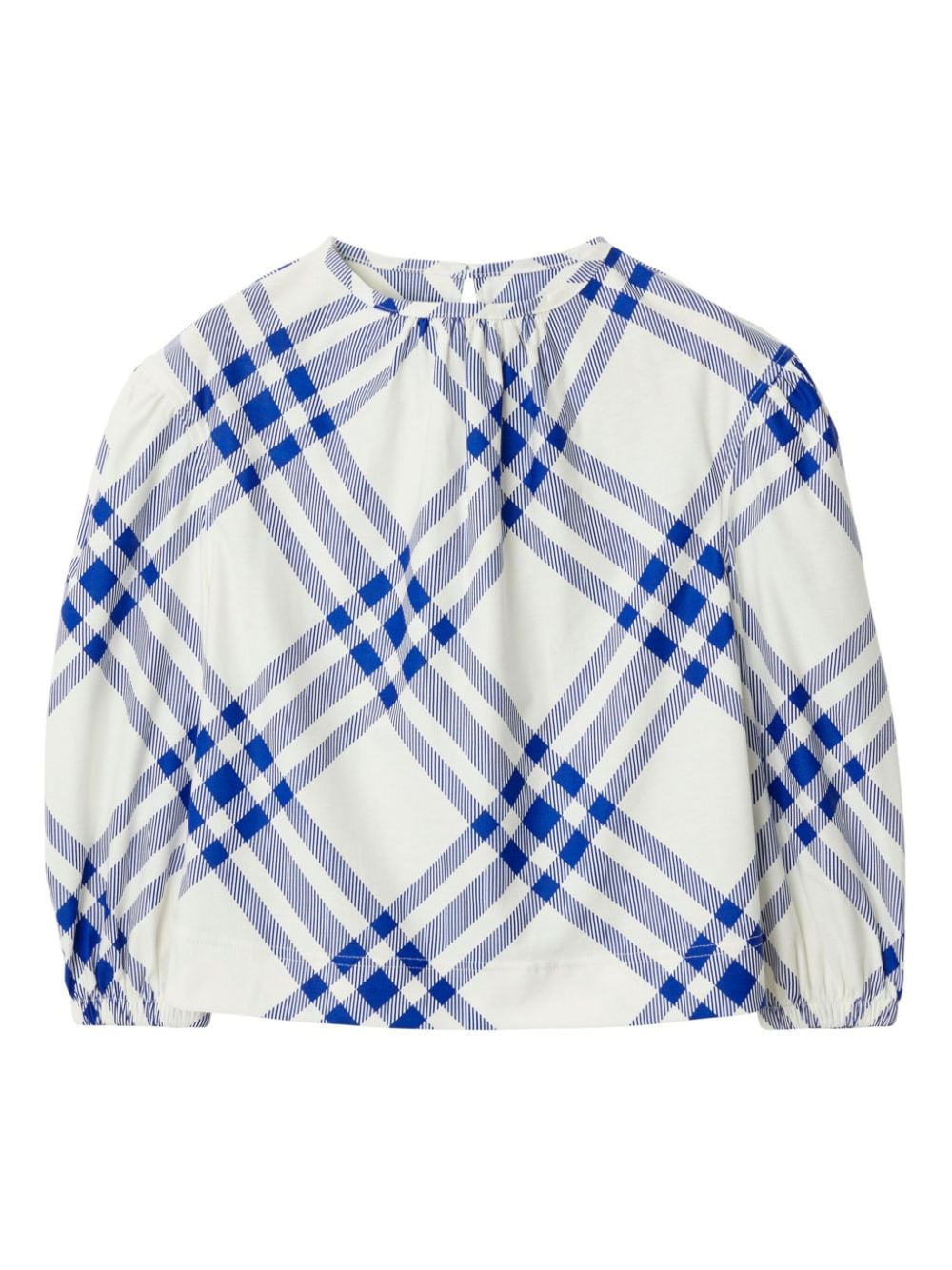 Burberry Kids Bluse mit Karomuster - Weiß von Burberry Kids