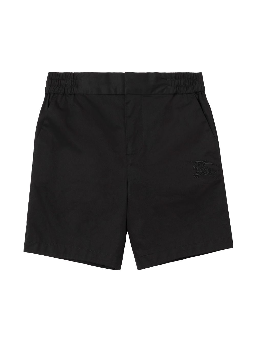 Burberry Kids Chino-Shorts mit Ritteremblem - Schwarz von Burberry Kids