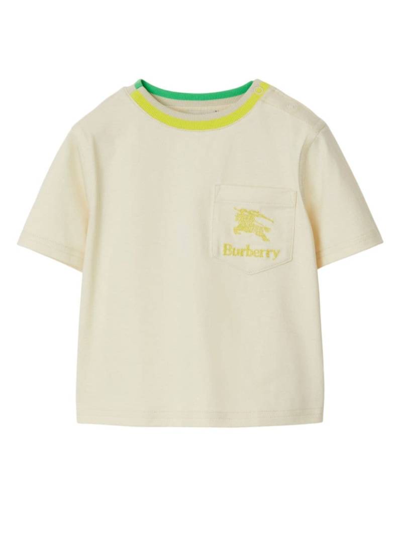 Burberry Kids T-Shirt mit EKD-Stickerei - Nude von Burberry Kids