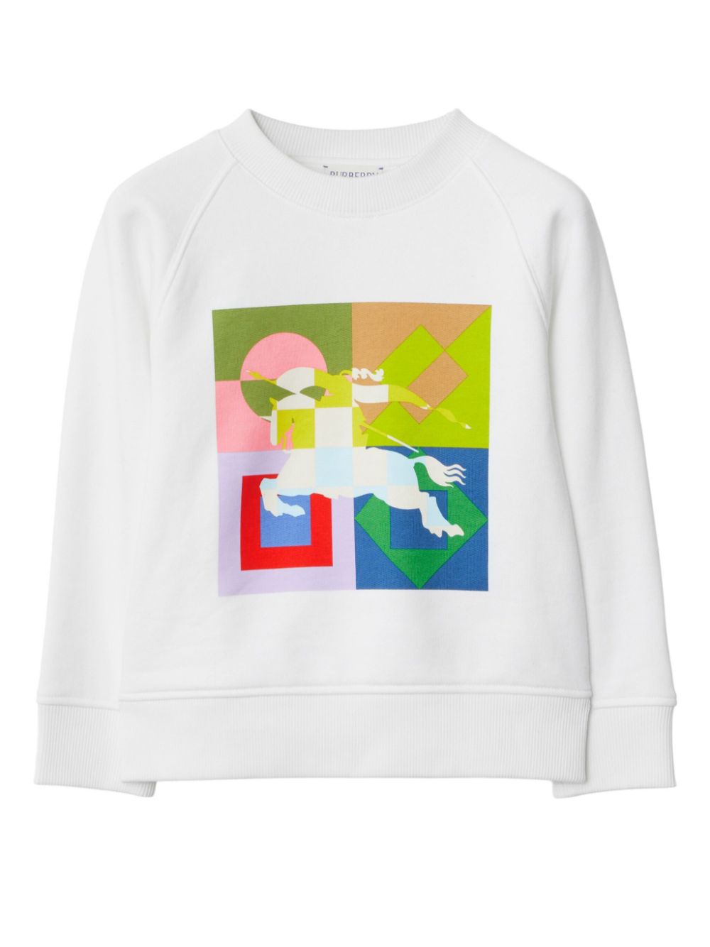 Burberry Kids EKD Sweatshirt aus Bio-Baumwolle - Weiß von Burberry Kids