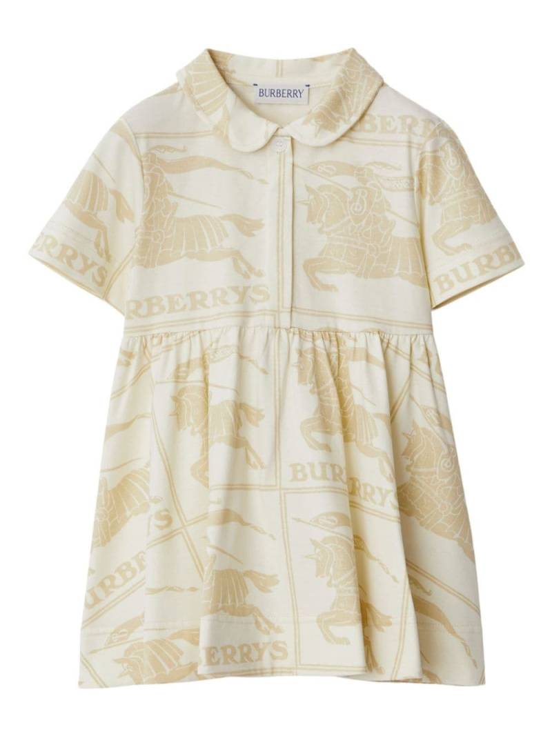 Burberry Kids EKD Kleid mit kurzen Ärmeln - Nude von Burberry Kids