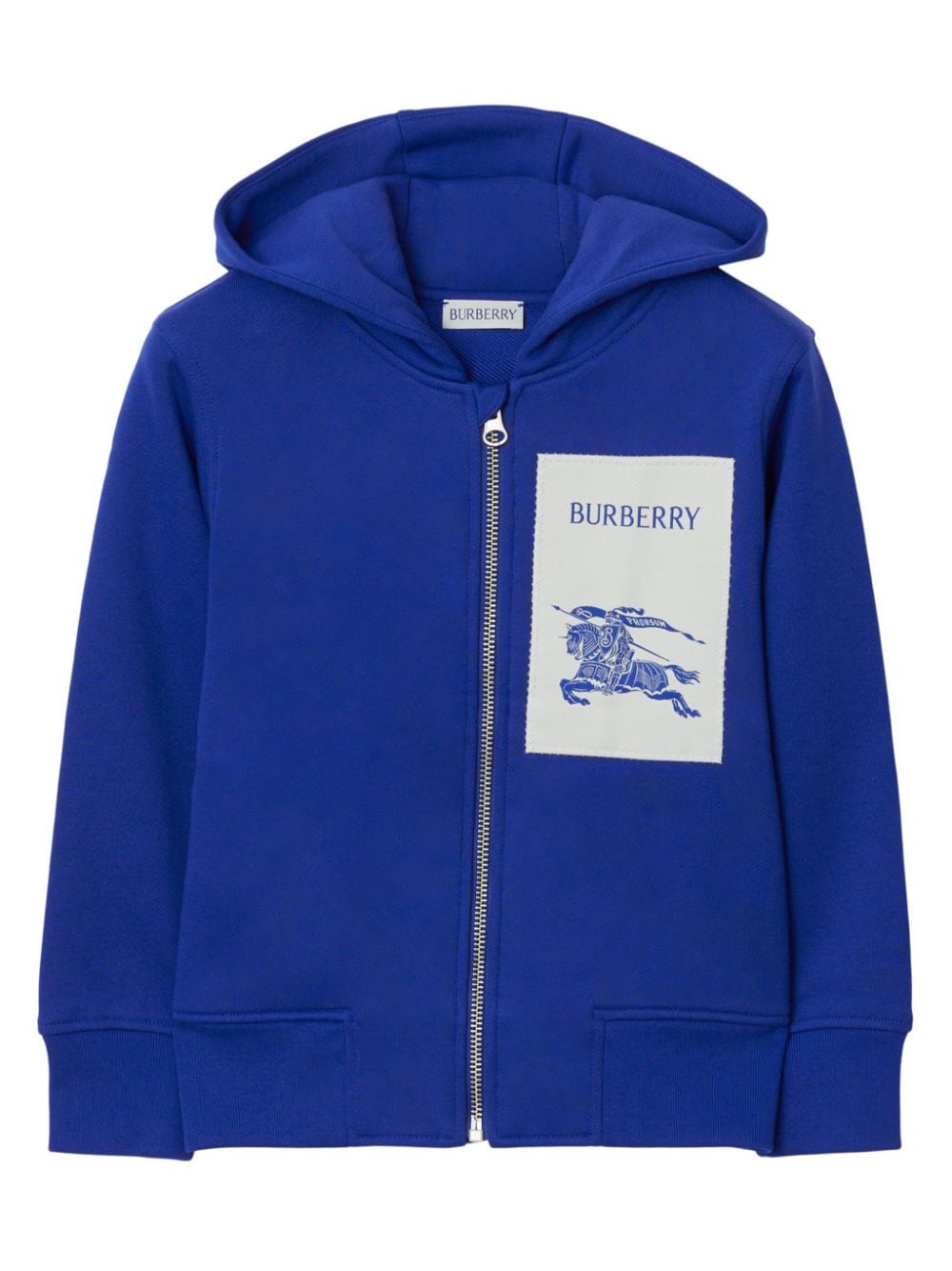 Burberry Kids Hoodie mit Ritteremblem - Blau von Burberry Kids