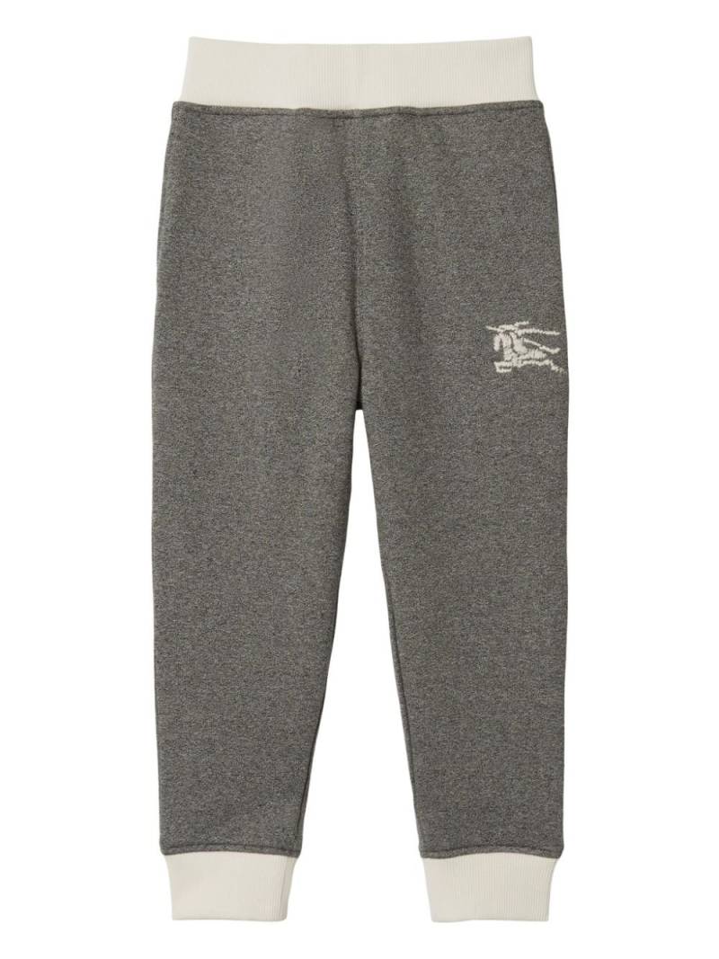 Burberry Kids Jogginghose mit Ritteremblem-Stickerei - Grau von Burberry Kids