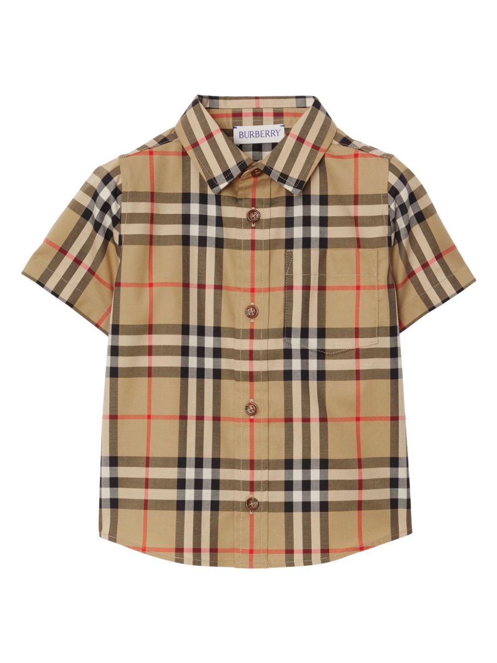 Burberry Kids Hemd mit Vintage-Check - Nude von Burberry Kids