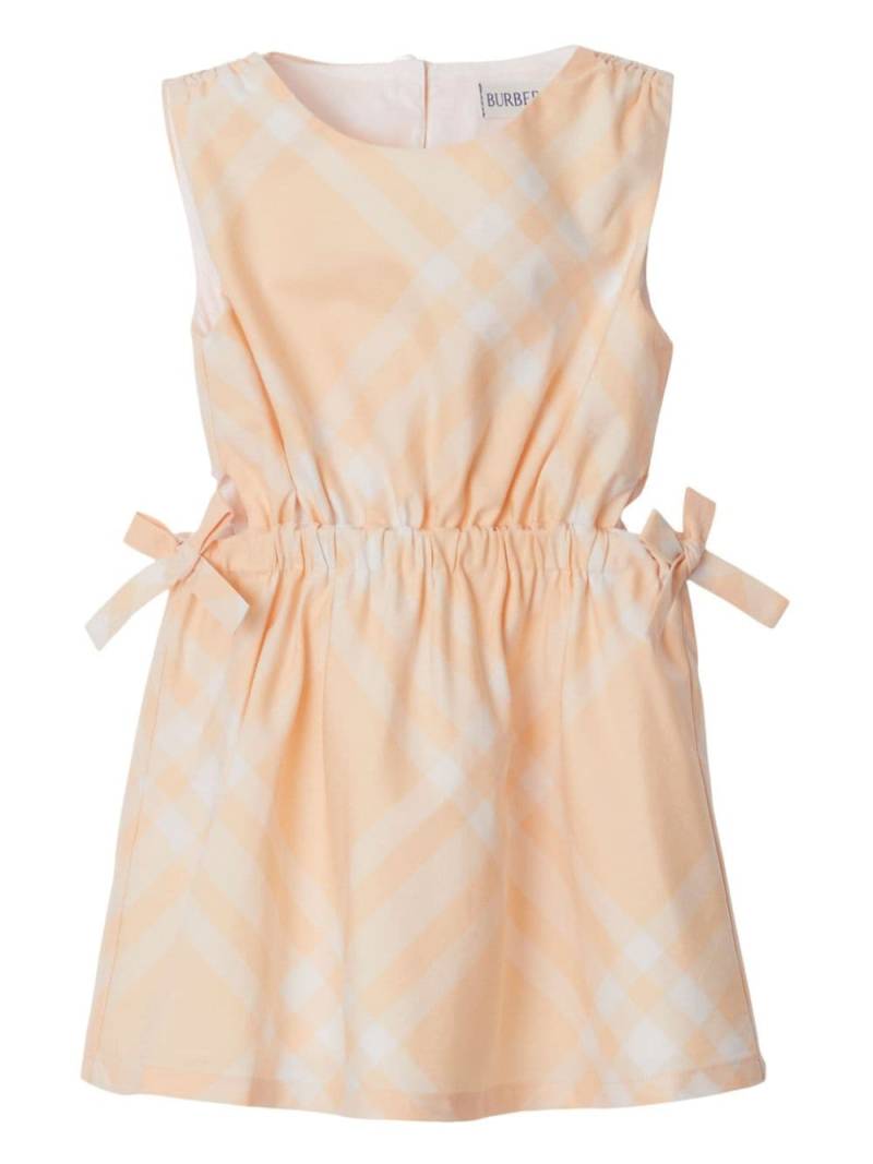 Burberry Kids Kariertes Kleid - Rosa von Burberry Kids