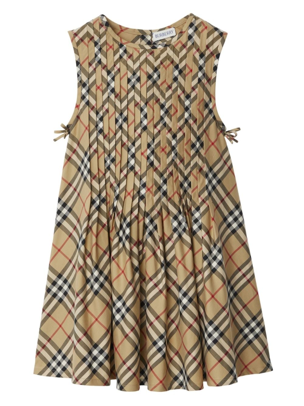 Burberry Kids Kleid mit Vintage-Check - Nude von Burberry Kids