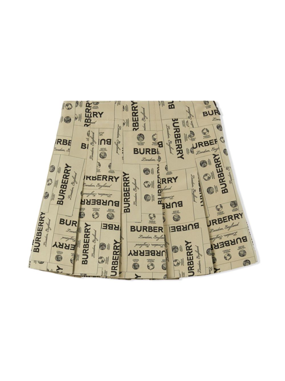 Burberry Kids Minirock aus Logo-Jacquard - Nude von Burberry Kids