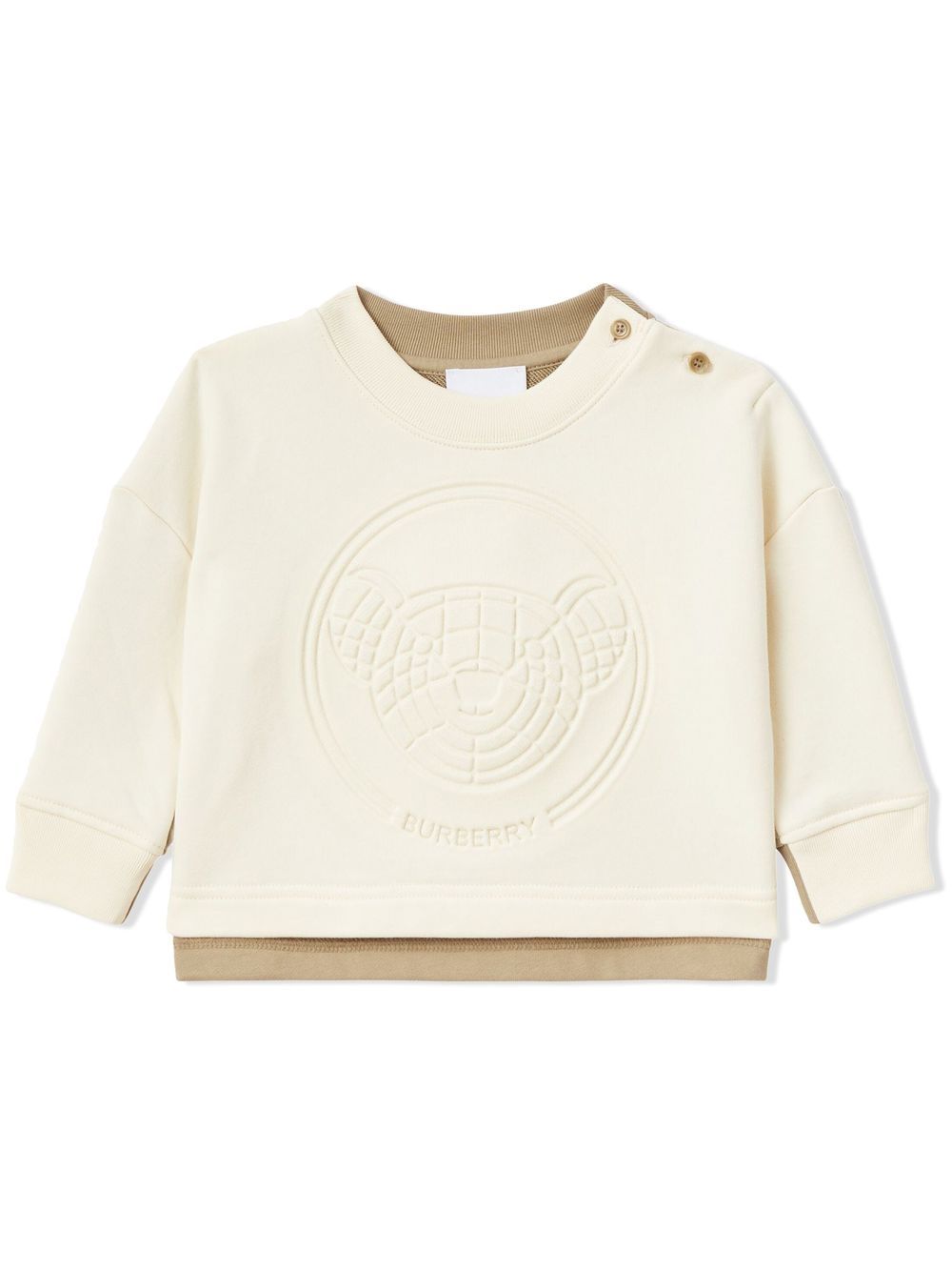 Burberry Kids Sweatshirt mit Thomas Bear-Print - Nude von Burberry Kids