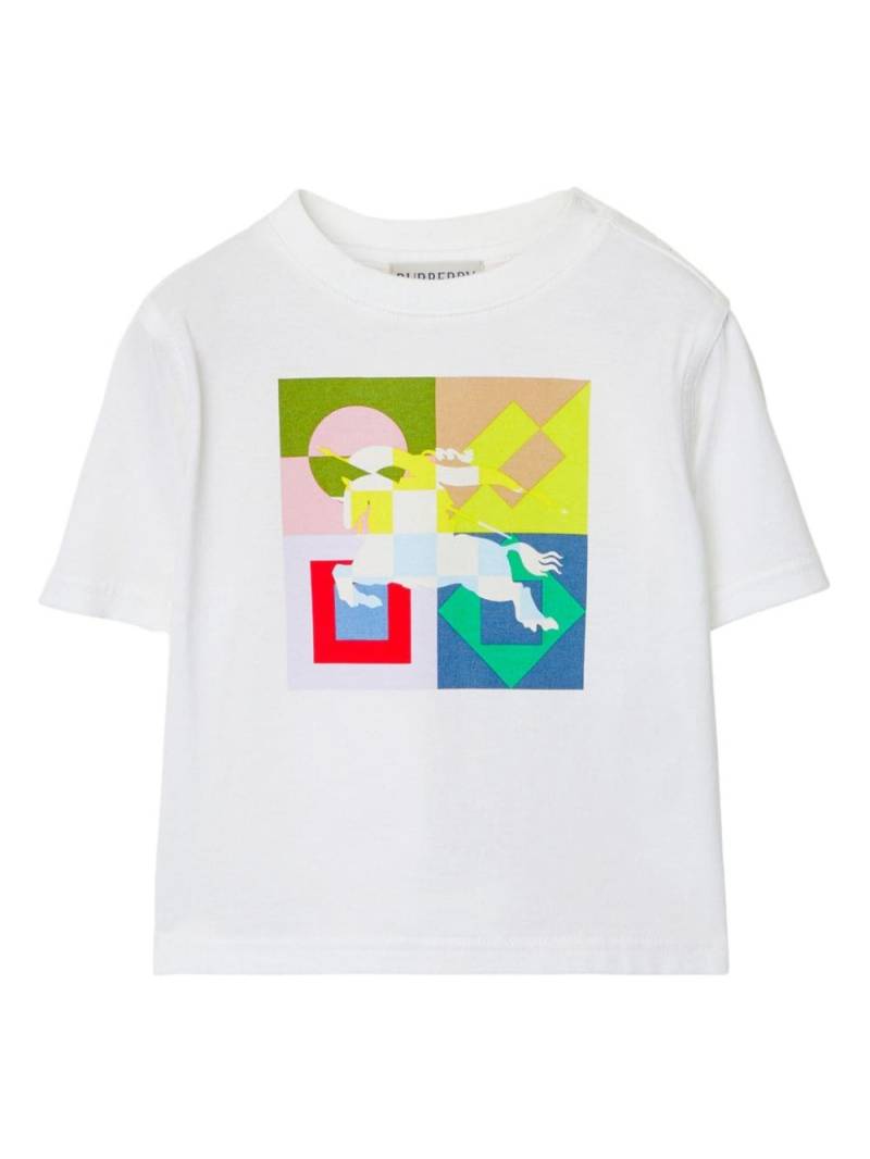 Burberry Kids T-Shirt mit EKD-Motiv - Weiß von Burberry Kids