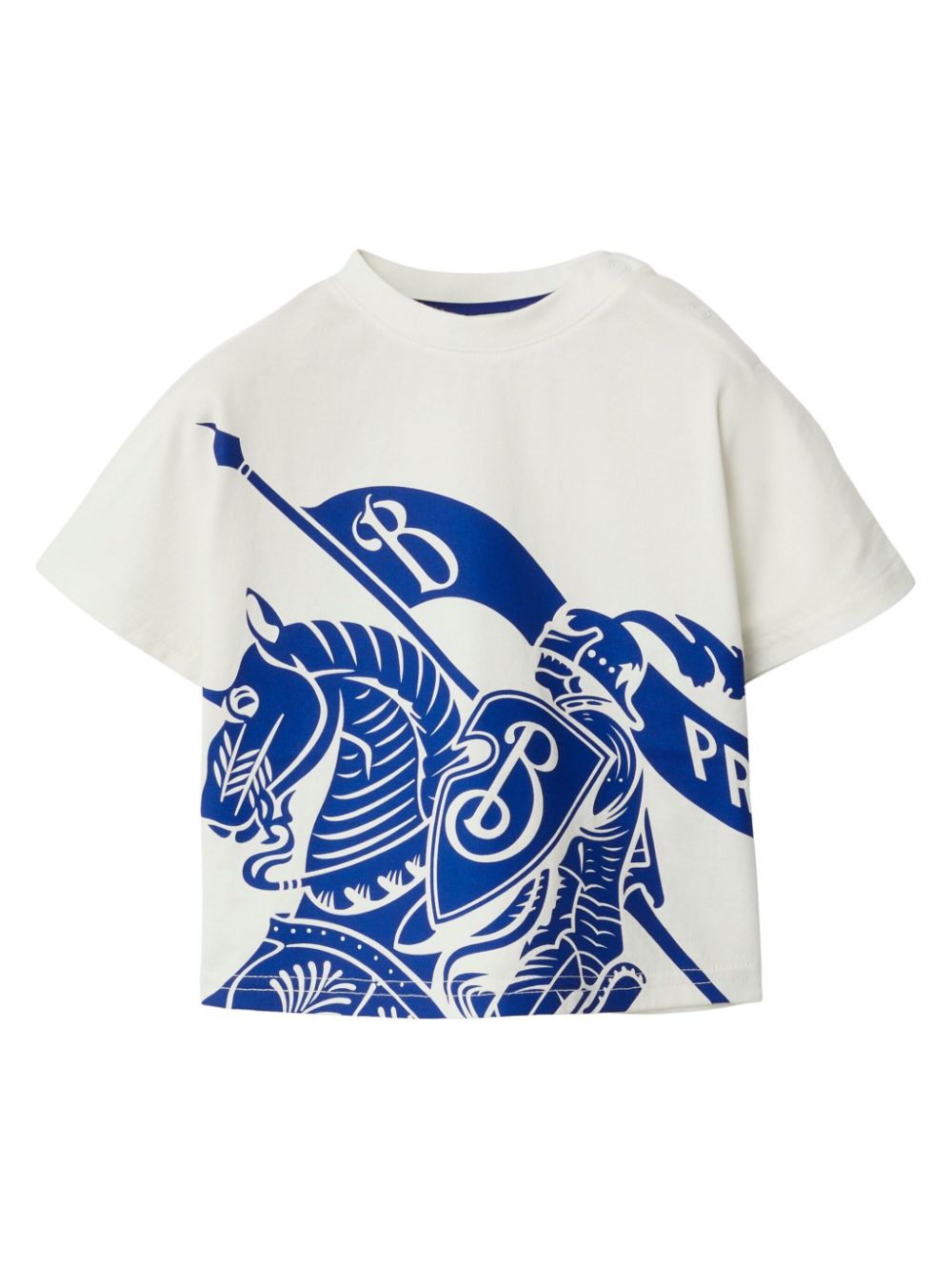 Burberry Kids T-Shirt mit Ritteremblem-Print - Weiß von Burberry Kids