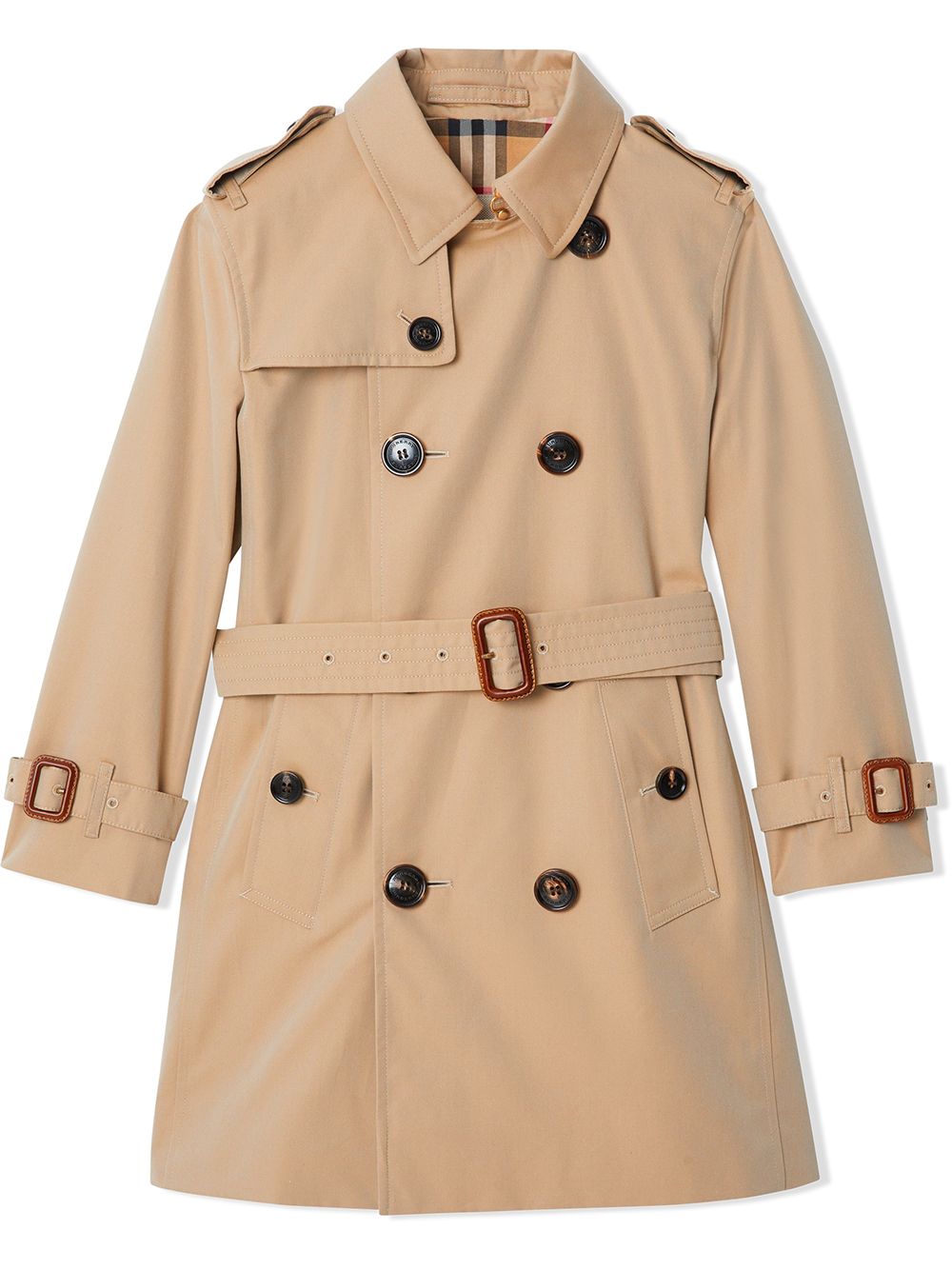 Burberry Kids Trenchcoat aus Gabardine - Braun von Burberry Kids