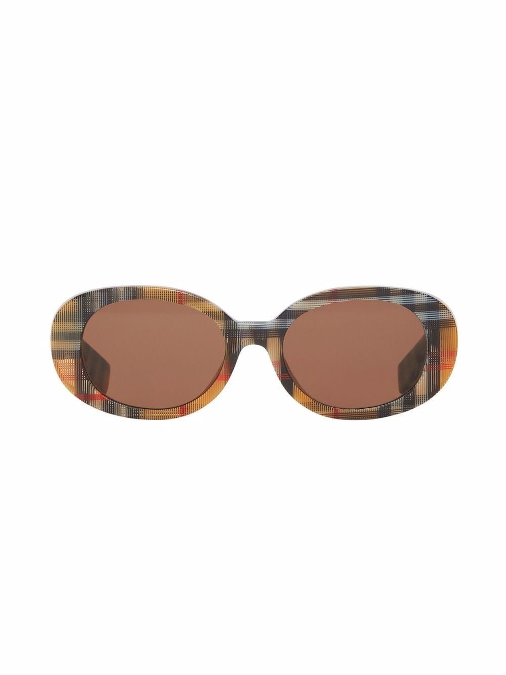 Burberry Kids Sonnenbrille mit Vintage-Check - Braun von Burberry Kids