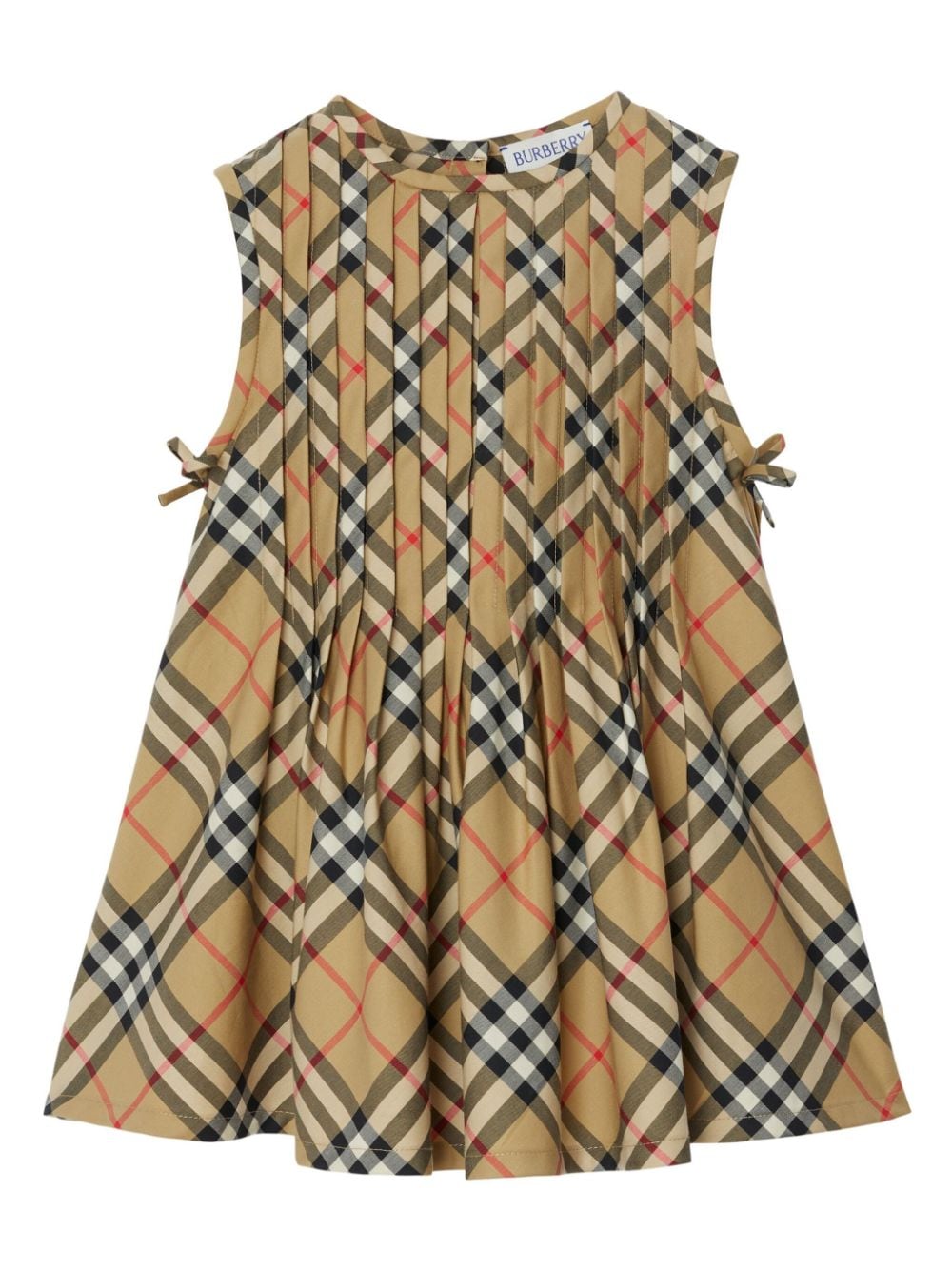 Burberry Kids Kleid mit Vintage-Check - Braun von Burberry Kids