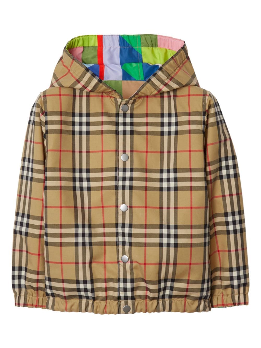 Burberry Kids Wendbare Bomberjacke mit Vintage-Check - Braun von Burberry Kids