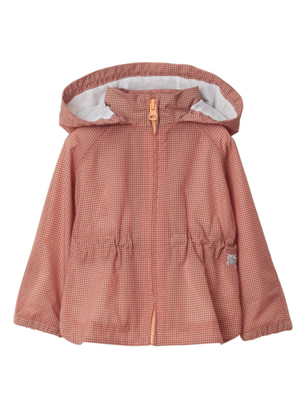 Burberry Kids Kapuzenmantel mit Karomuster - Rosa von Burberry Kids