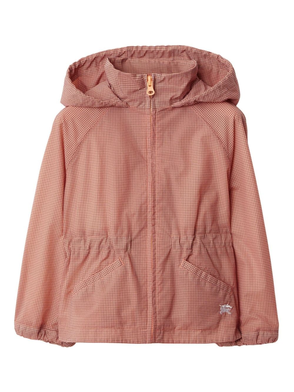 Burberry Kids Kapuzenjacke mit Karomuster - Rosa von Burberry Kids