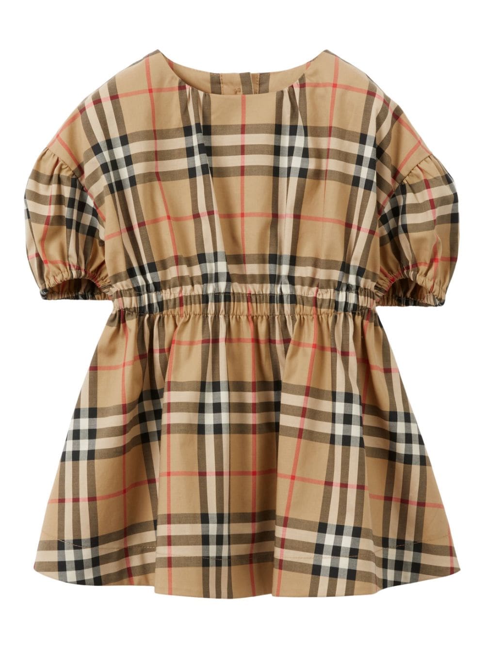 Burberry Kids Kleid mit Karomuster - Nude von Burberry Kids