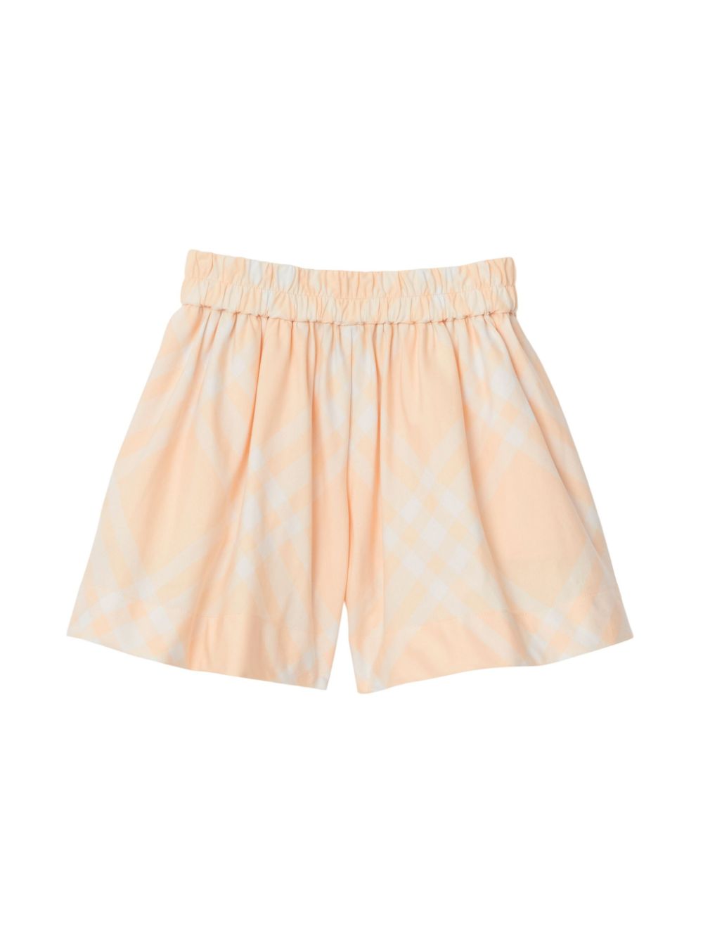 Burberry Kids Shorts mit Karomuster - Orange von Burberry Kids