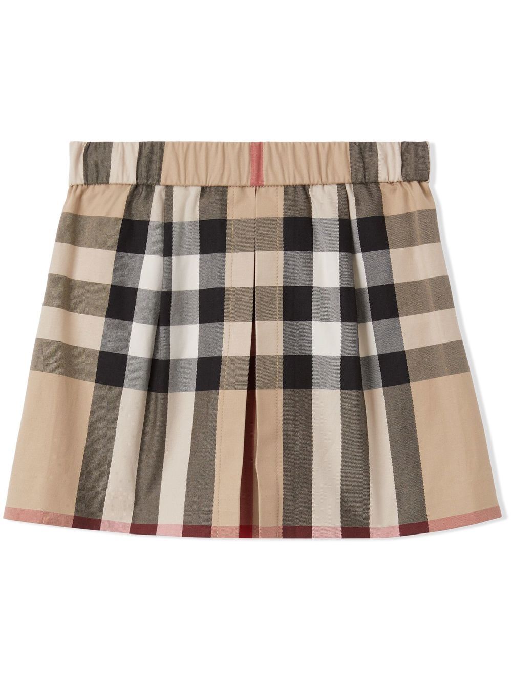 Burberry Kids Karierter Faltenrock - Nude von Burberry Kids