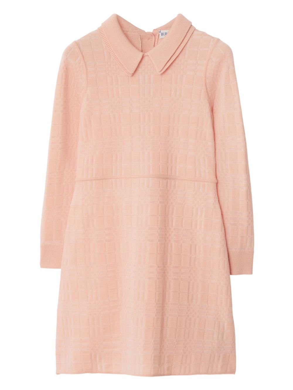 Burberry Kids Kleid mit Check-Jacquardmuster - Rosa von Burberry Kids