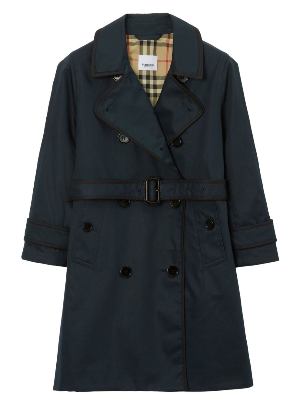 Burberry Kids Klassischer Trenchcoat - Blau von Burberry Kids