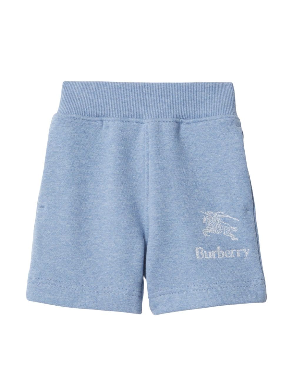 Burberry Kids Short-Set mit Logo-Stickerei - Blau von Burberry Kids