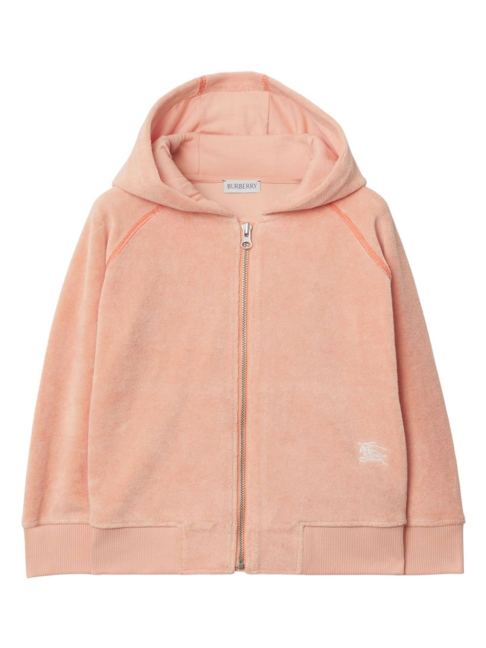 Burberry Kids Hoodie mit Logo-Stickerei - Rosa von Burberry Kids