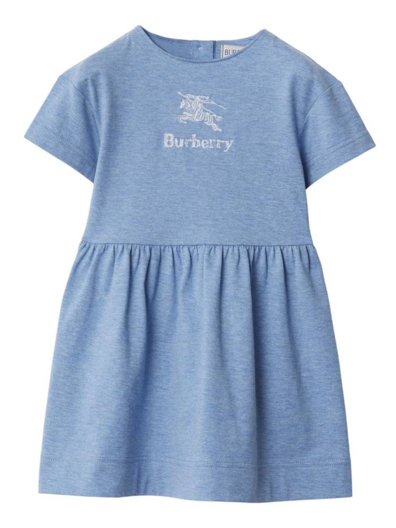 Burberry Kids Kleid mit Logo-Print - Blau von Burberry Kids