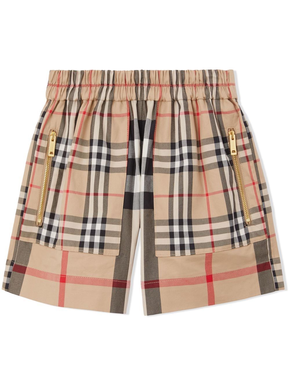 Burberry Kids Shorts mit Vintage-Check - Nude von Burberry Kids