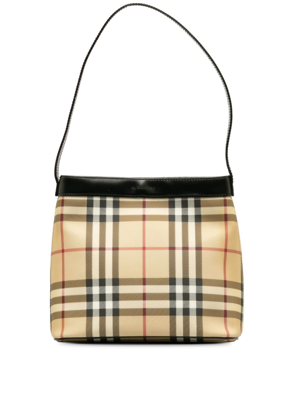 Burberry Pre-Owned 2010-2017 pre-owned Schultertasche mit House-Karo - Braun von Burberry Pre-Owned