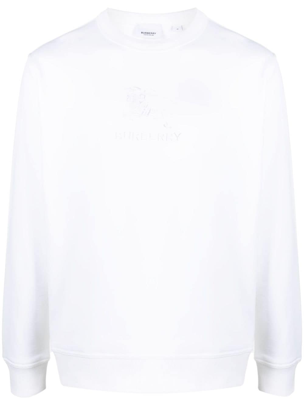Burberry Sweatshirt mit Ritteremblem - Weiß von Burberry