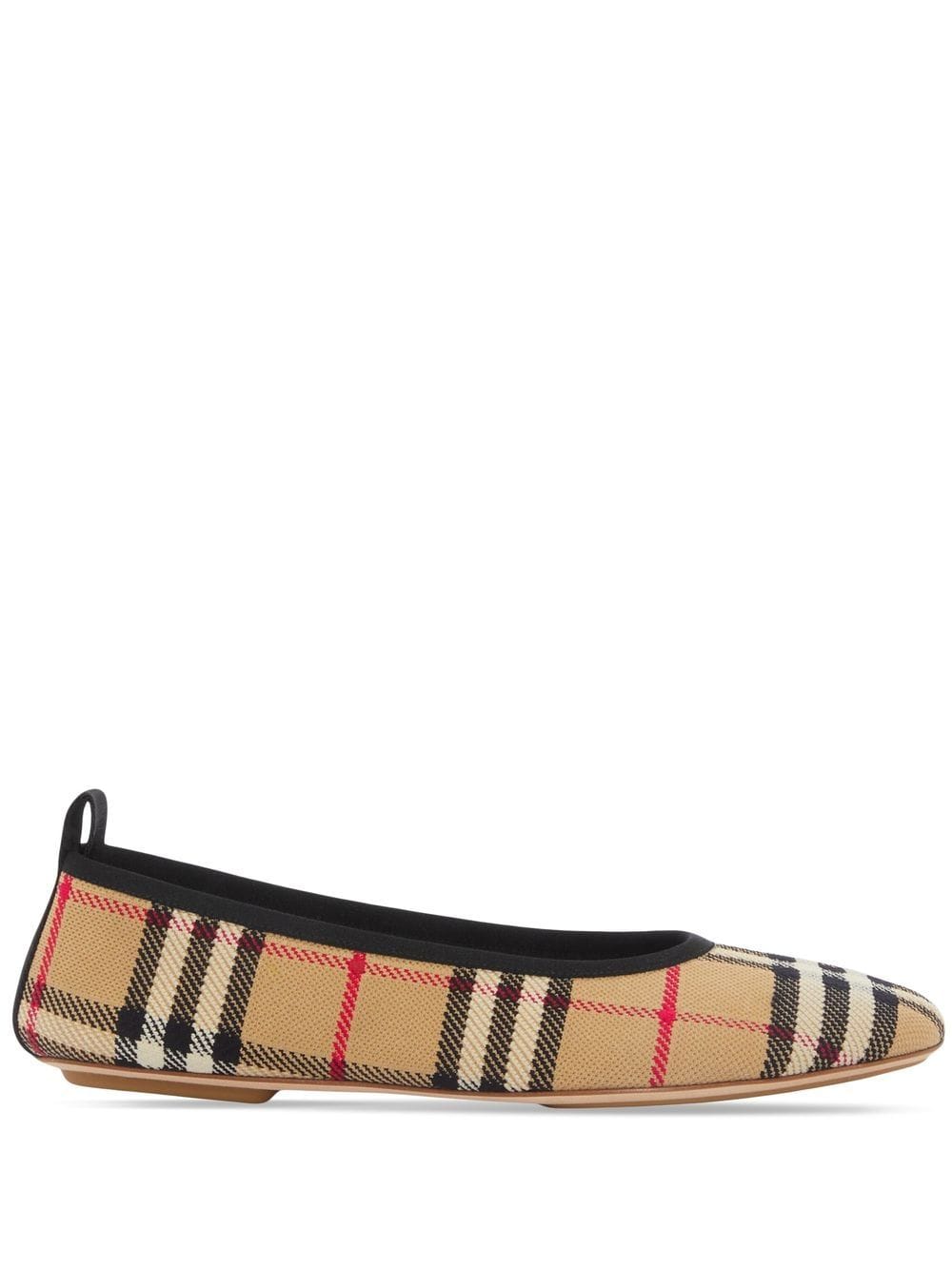 Burberry Ballerinas mit Vintage Check - Nude von Burberry