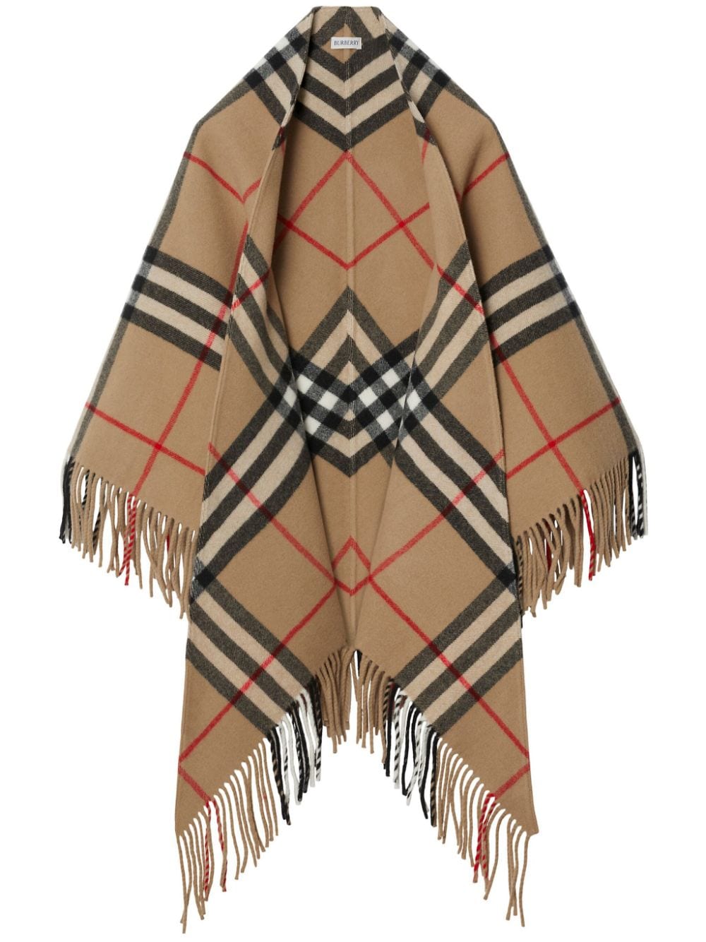 Burberry Cape mit Vintage-Check - Nude von Burberry