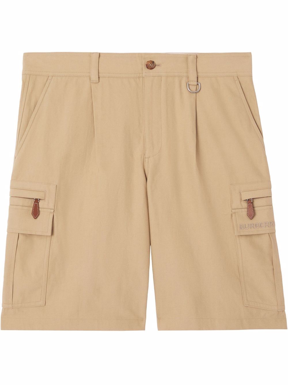 Burberry Cargo-Shorts mit Logo-Stickerei - Nude von Burberry