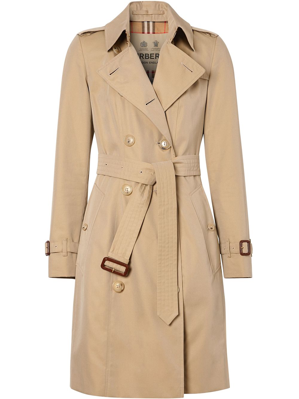 Burberry Chelsea Heritage Midi-Trenchcoat - Braun von Burberry