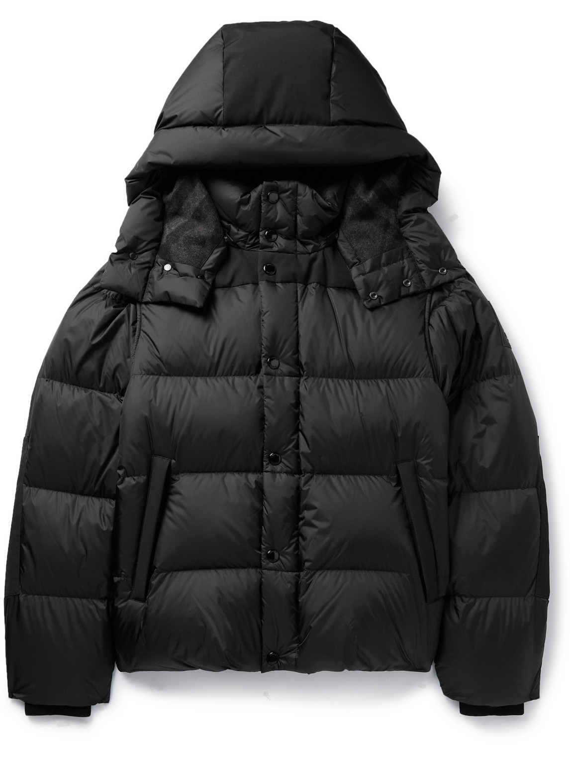 Burberry - Convertible Quilted Shell Hooded Down Jacket - Men - Black - L von Burberry