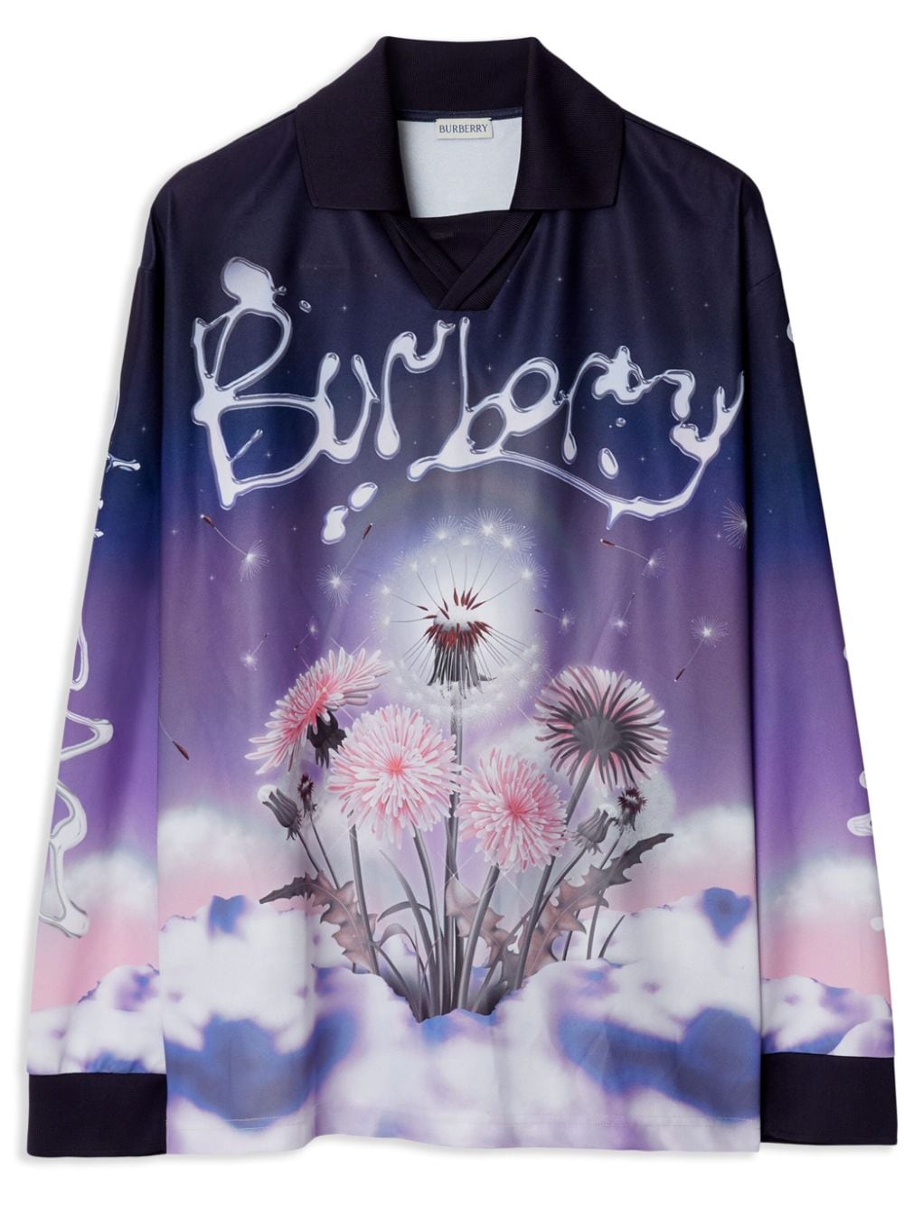 Burberry Dandelion T-Shirt mit grafischem Print - Violett von Burberry