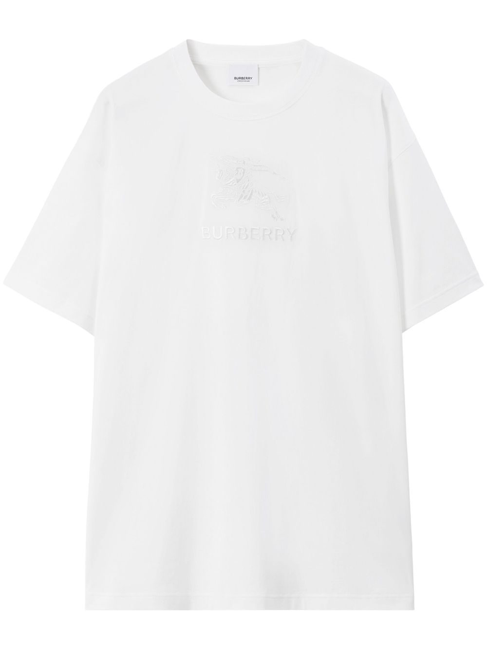 Burberry T-Shirt mit Ritteremblem - Weiß von Burberry