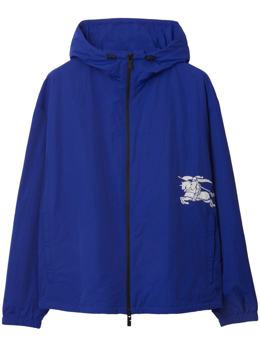 Burberry Hoodie mit Equestrian Knight-Applikation - Blau von Burberry