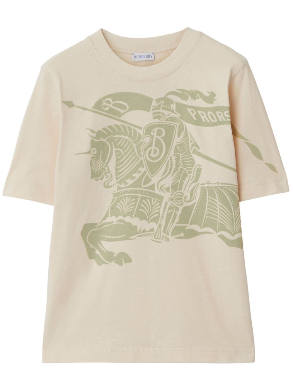 Burberry Equestrian Knight T-Shirt - Nude von Burberry