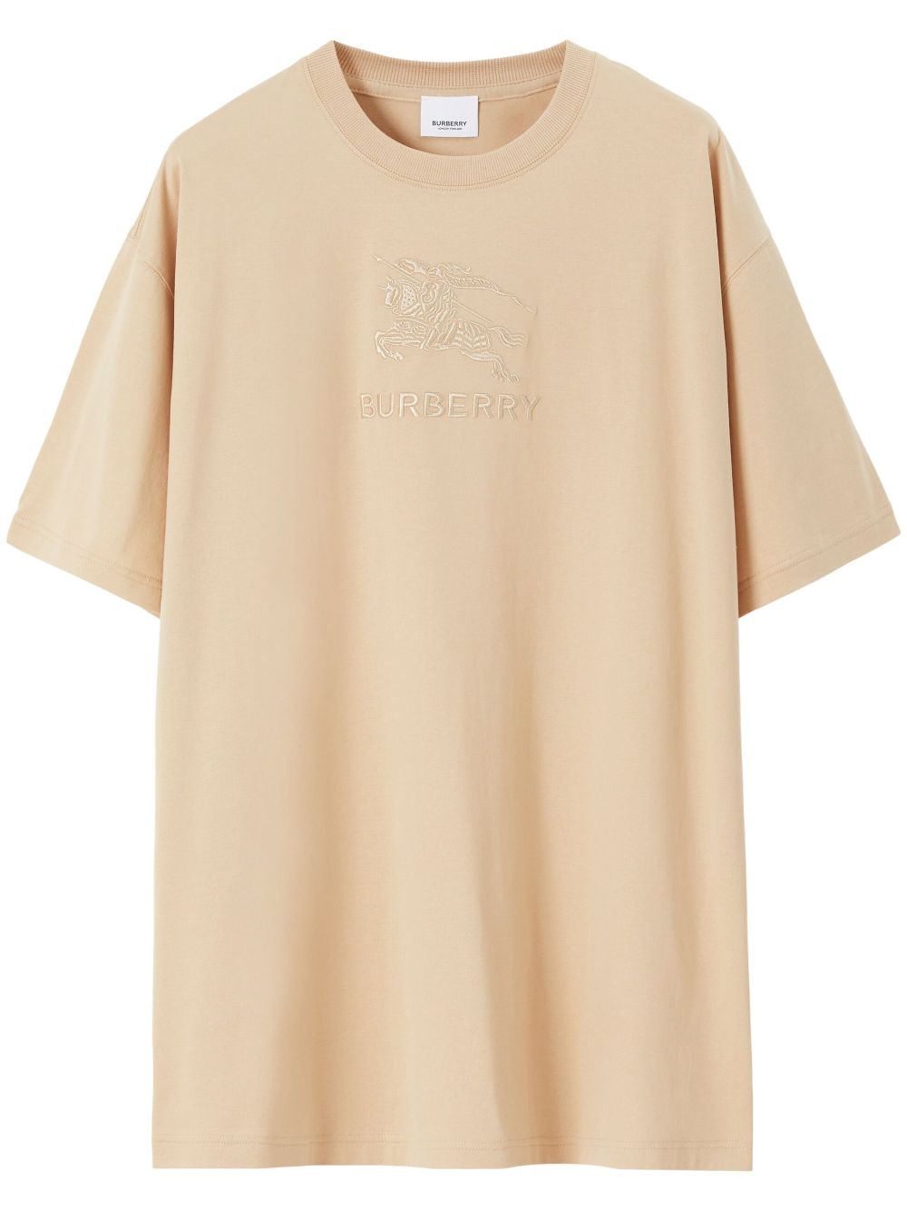 Burberry T-Shirt mit Ritteremblem - Nude von Burberry