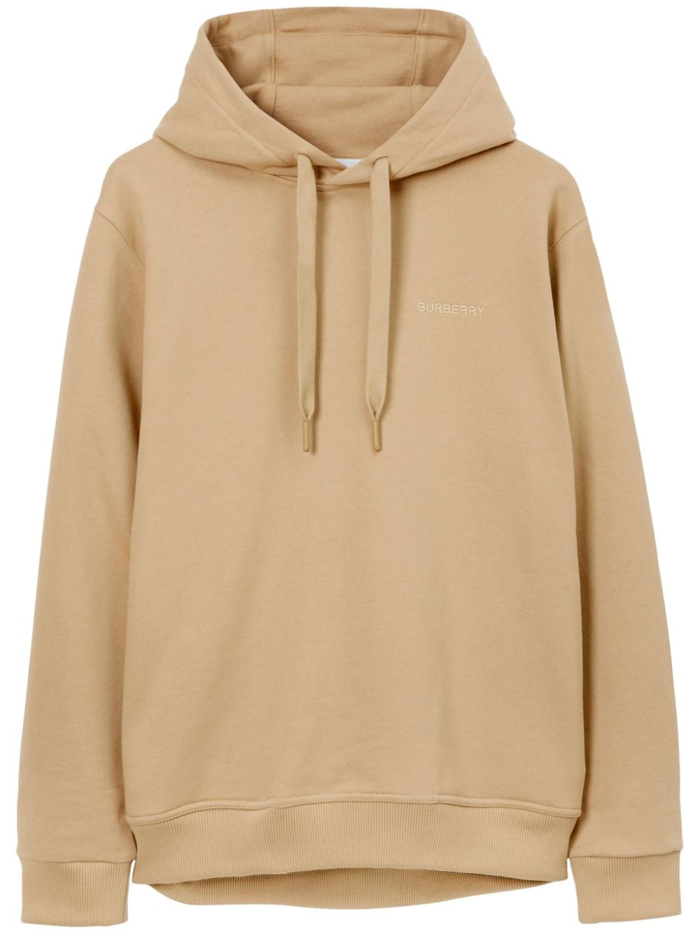 Burberry Hoodie mit Logo-Stickerei - Nude von Burberry